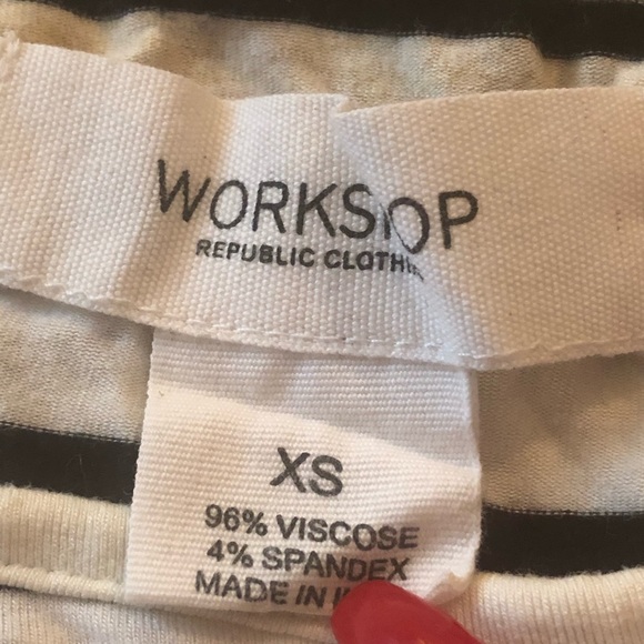 Workshop Republic Clothing Striped Tunic Top - Picture 7 of 7